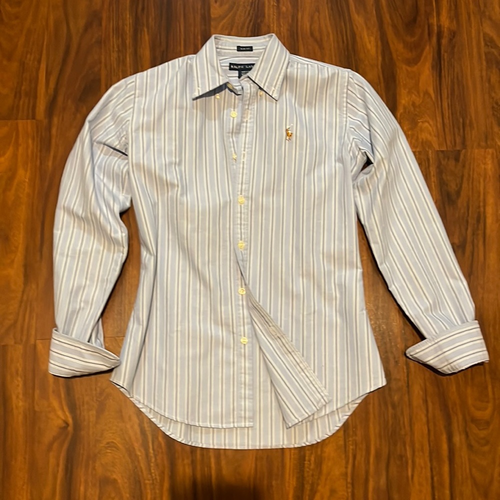 Ralph Lauren striped collared shirt